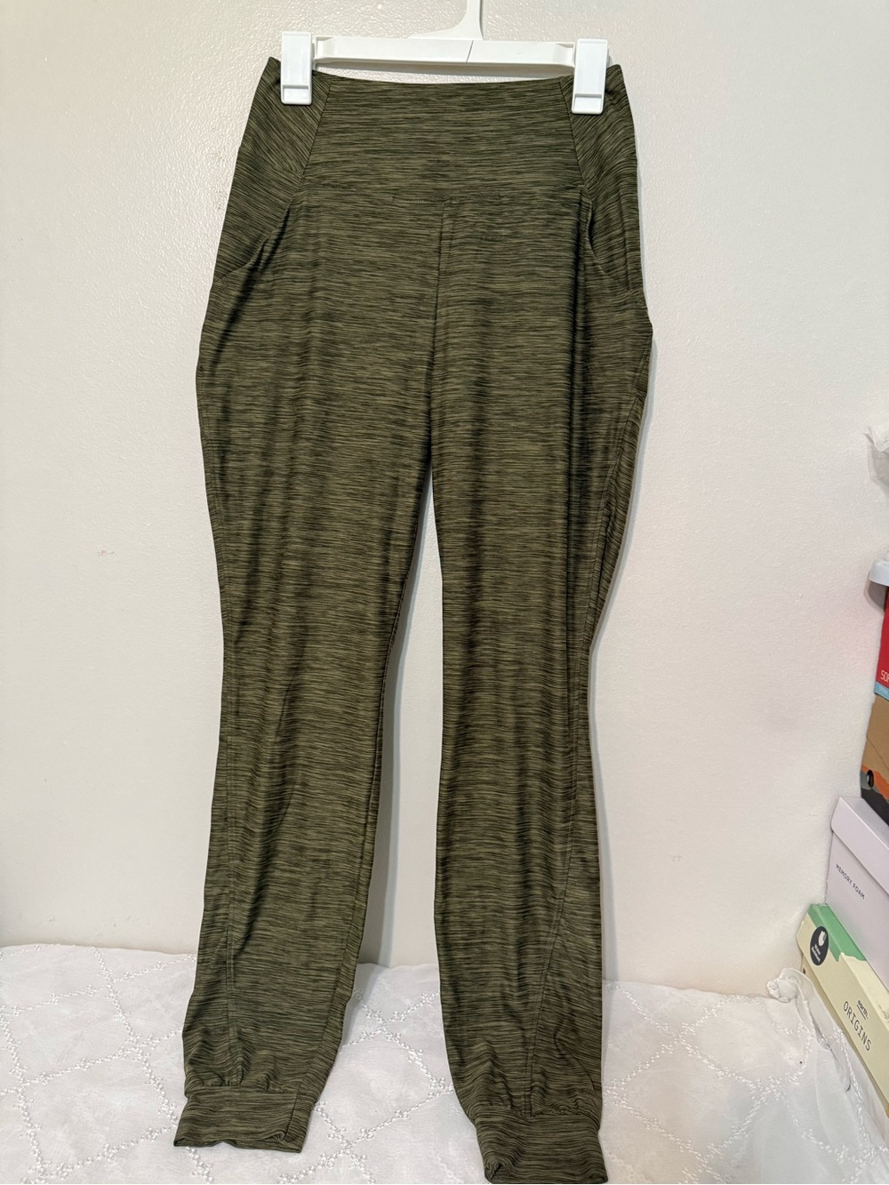 all in motion Olive Green Marled Track Pants